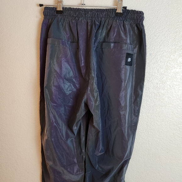 Sixth June Paris Streetwear Reflective Iridescent Jogger Pants Urban HipHop - Picture 11 of 13